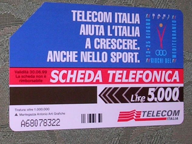 SCHEDA TELEFONICA ITALIA 22