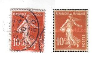 A139 - RARA VARITA' DI FRANCOBOLLI FRANCESI