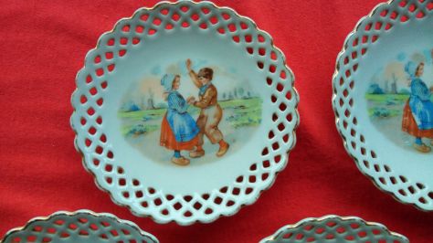 Bavaria Shumann Arzberg 5 piattini da dessert vintage, originali - Foto 2