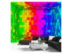 Fotomurale Adesivo Con I Cubi Colorati ARREDALACASA