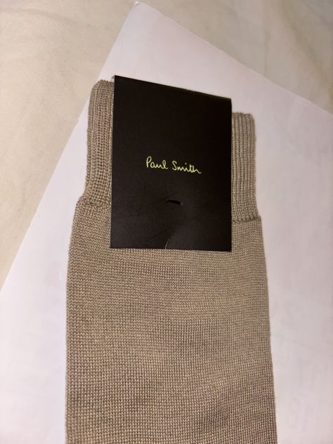 CALZE NUOVE CON CARTELLINO FIRMATE ORIGINALI”PAUL SMITH”MADE IN ITALY IN COTONE - Foto 6