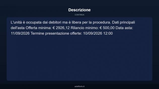 Immobile in asta di 27 m² in vendita a Pietrafitta - Foto 5