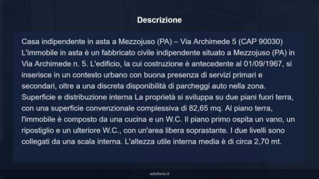 Immobile in asta di 82 m² in vendita a Mezzojuso - Foto 13