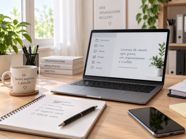 Back office da remoto – data entry e supporto scritto