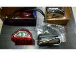 Fanali Led Targa veicoli due colori rosso o nero 12 volt