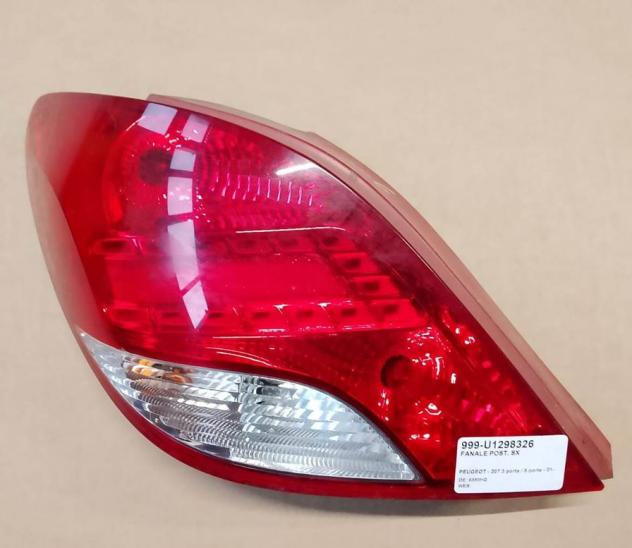 FANALE POST. SX 999-U1298326 Parti elettriche  Fanaleria  Fanali  Fanale post. sx. PEUGEOT - 207 3 porte / 5 porte - 01-07-2009 - 01-08-2014