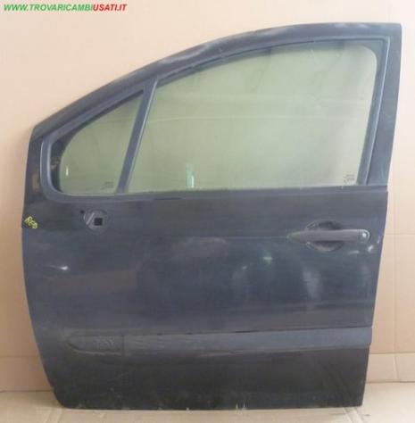 PORTA ANT.S. NERO MET C/ALZ Carrozzeria Lamierati esterni Porte Porta ant. sx. RENAULT - MODUS / G.MODUS - 01-02-2008 - 01-06-2013