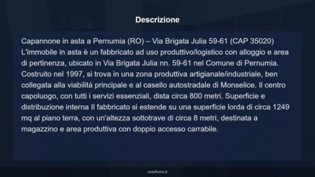Immobile in asta di 1440 m² in vendita a Pernumia - Foto 7