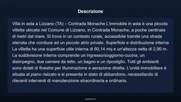 Immobile in asta di 60 m² in vendita a Lizzano - Foto 3