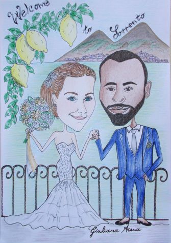 CARICATURE & RITRATTI PER FESTE ED EVENTI: matrimoni, comunioni, laure