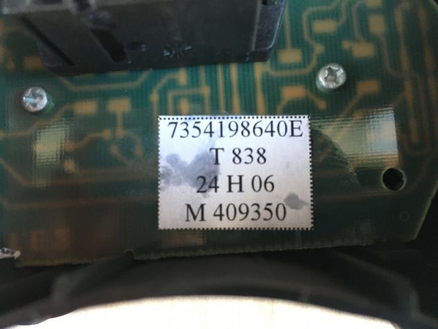 Pulsantiera Centrale 4 frecce Retronebbia Sbrinatore FIAT Doblo 2003 serie 223 - Foto 3