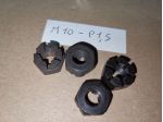 Dado a castello intagliato 10X1.5 ruota frizione M10 P1.5