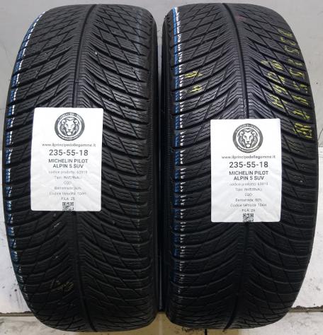 2 GOMME 235 55 18 MICHELIN A63919