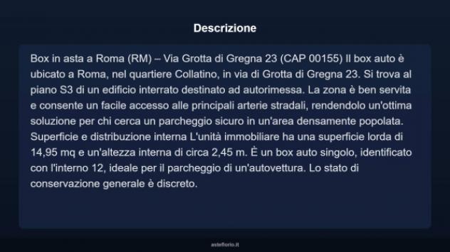 Immobile in asta di 14 m² in vendita a Roma - Foto 5