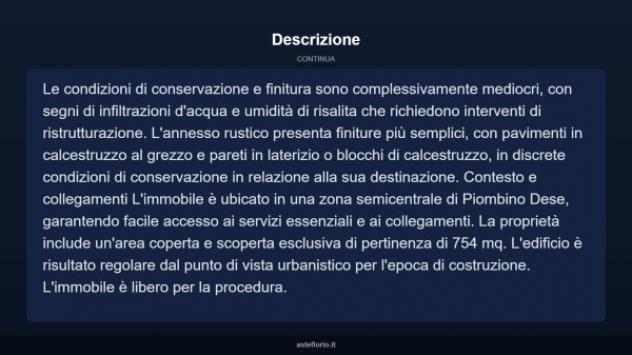 Immobile in asta di 182 m² con più di 5 locali in vendita a Piombino Dese - Foto 17