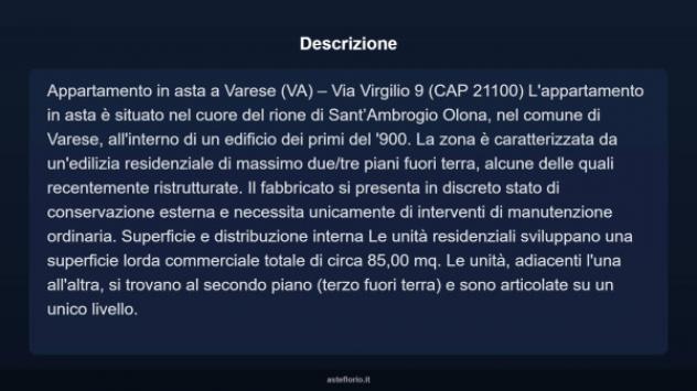 Immobile in asta di 93 m² in vendita a Varese - Foto 15