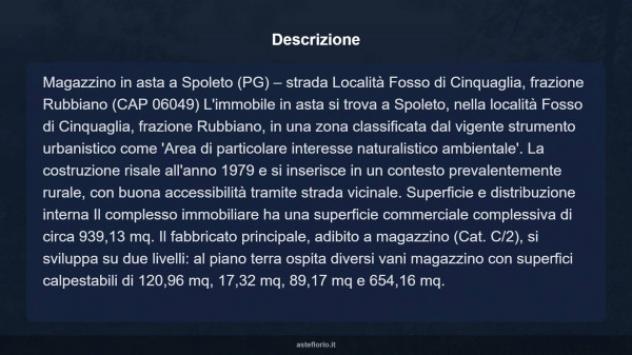 Immobile in asta di 939 m² in vendita a Spoleto - Foto 7
