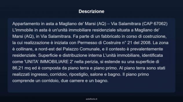 Immobile in asta di 86 m² in vendita a Magliano de' Marsi - Foto 5