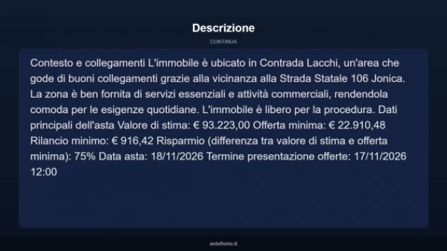 Immobile in asta di 202 m² in vendita a Roccella Ionica - Foto 18