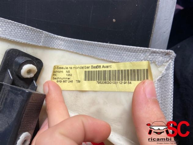 Rivestimenti Montanti Interni Audi A4 Avant 8K0867239 8K0867240 - Foto 7