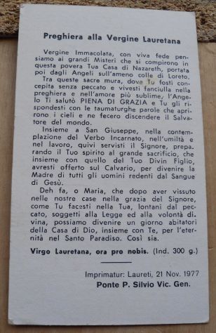 SANTINO TRASLAZIONE DELLA S. CASA DI LORETO - - Foto 2