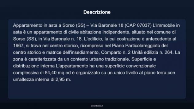 Immobile in asta di 84 m² in vendita a Sorso - Foto 4