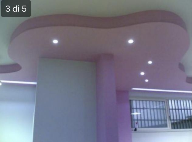 Controsoffitto completo di tinteggiatura € 40,00 al mq
