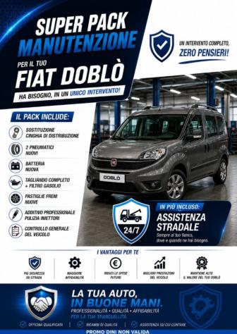 FIAT Doblo 1.6 MJT 7 POSTI SENZA OBBLIGO DI FINANZIAMENTO rif. 23837052 - Foto 4