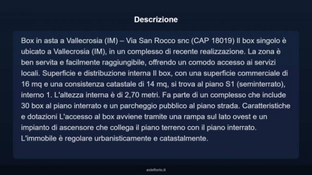 Immobile in asta di 16 m² in vendita a Vallecrosia - Foto 3