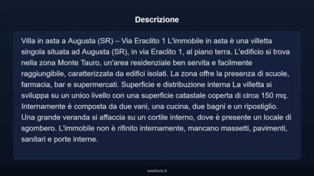 Immobile in asta di 150 m² con più di 5 locali in vendita a Augusta - Foto 17