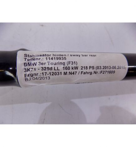 BMW 3 F30, F31, F34 325d Assale posteriore R 4607 - Foto 5