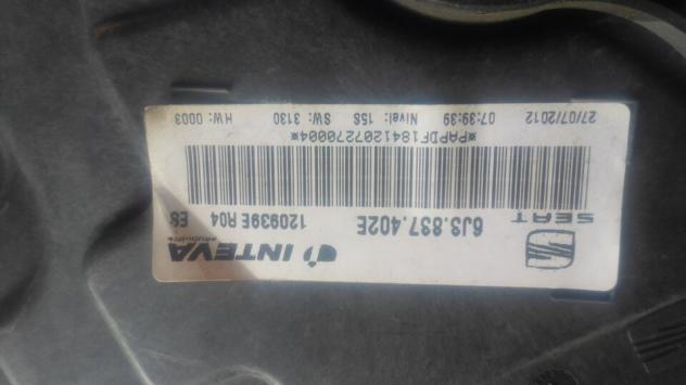 Motorino Elettrico Alzavetro DESTRO SEAT IBIZA IV 4 Serie 2012 - Foto 5