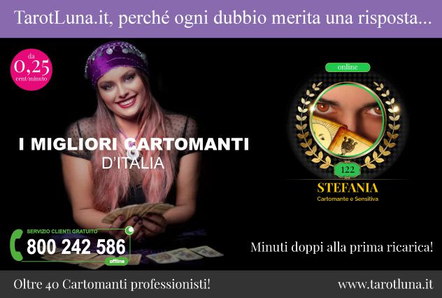 Stefania Cartomante Gold di TarotLuna.it esperta nel mondo della cartomanzia!