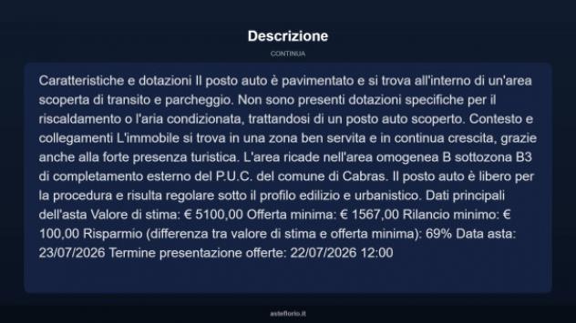 Immobile in asta di 12 m² in vendita a Cabras - Foto 9