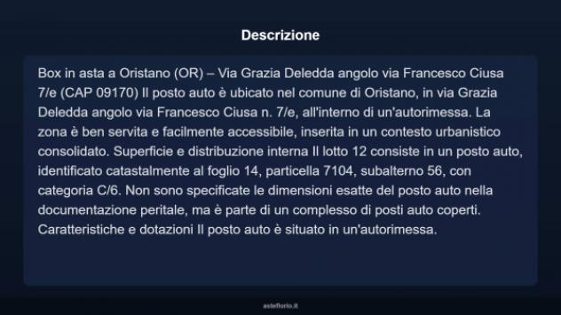 Immobile in asta di 15 m² in vendita a Oristano - Foto 5