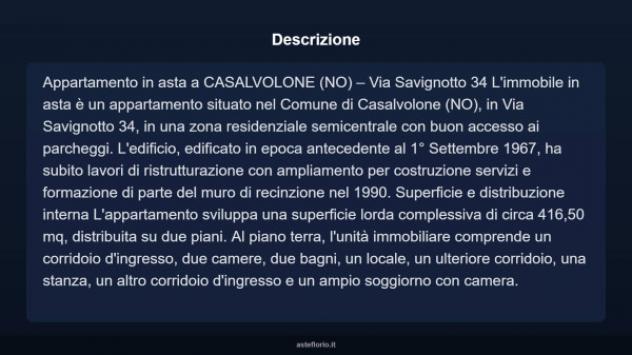 Immobile in asta di 416 m² in vendita a Casalvolone - Foto 4