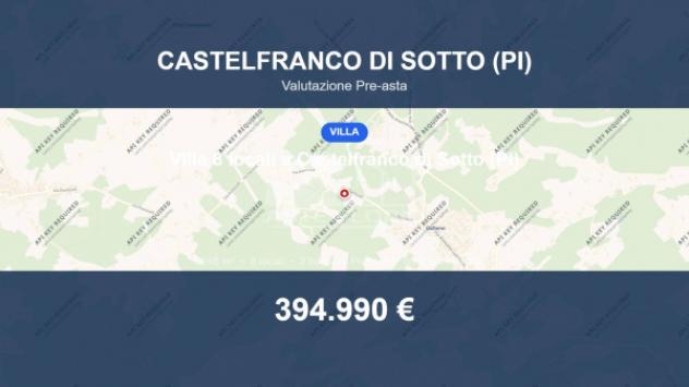 Immobile in asta di 248 m² con più di 5 locali e box auto in vendita a Castelfranco di Sotto