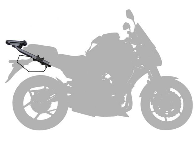 Bauletto Shad per Kawasaki Versys 650 sh39 sh45 sh58 terra valigie - Foto 4