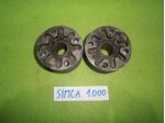 COPPIA GIUNTI SEMIASSE SIMCA 1000 ELASTIC JOINTS SIMCA 1000