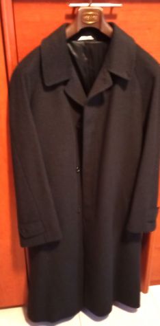 Uomo Walter Valentino Cappotto Made IN Italy Lana e Cashmere Tg 56 - Foto 2