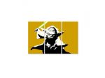 Quadro Yoda Star Wars dipinto a mano pop art