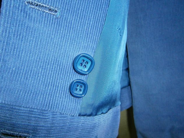 Abito sartoriale velluto millerighe da bambino 5/6 anni anni '70 - Foto 7