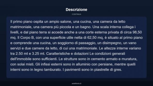Immobile in asta di 249 m² con più di 5 locali in vendita a Vitulano - Foto 8
