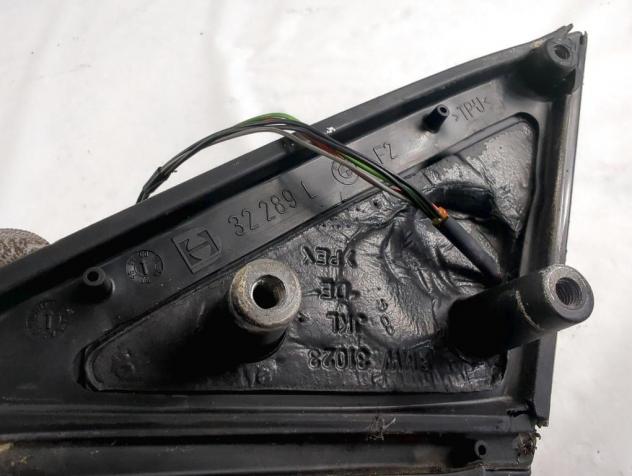 51167890065 SPECCHIETTO RETROVISORE ESTERNO SINISTRO CONNETTORE 5 PIN BMW SERIE 5 520D E39 2.0 D 105KW 5M 4P (2000) RICAMBIO USATO - Foto 7
