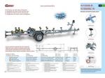 Rimorchio trasporto imbarcazioni Cresci N1500BR N1800BCR