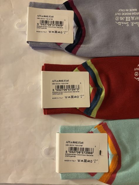 3 PAIA DI CALZE NUOVE DA UOMO LEGGERE FIRMATE ORIGINALI”PAUL SMITH”MADE IN ITALY - Foto 10