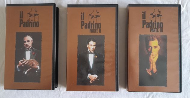 Raro cofanetto del 25°anniversario della trilogia de "Il Padrino" in VHS - Foto 3