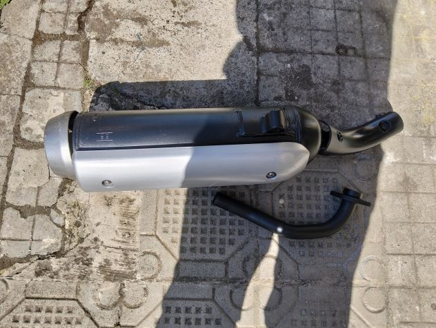 Marmitta scarico terminale Yamaha Majesty MBK Skyliner YP E 125- - Foto 3
