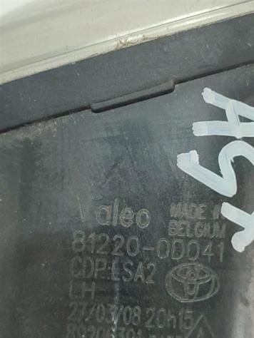 FENDINEBBIA ANTERIORE SX TOYOTA Auris Serie (E150) 81220-0D041 1NDTV (0712) - Foto 3