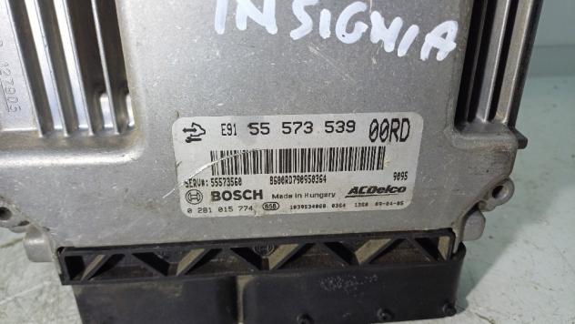 CENTRALINA MOTORE OPEL Insignia S. Wagon 55573539/0281015774 A20DTH diesel 1956 (0817) - Foto 2